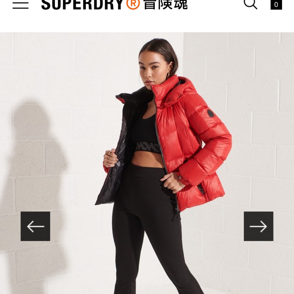 Super dry mountain hoodie down jacket